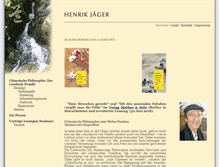 Tablet Screenshot of henrikjaeger.de